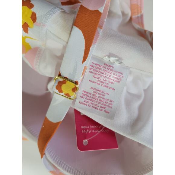 Xhilaration Juniors Plus Floral Bikini Bralette Top 22W – Built-In Padding - Picture 5 of 8